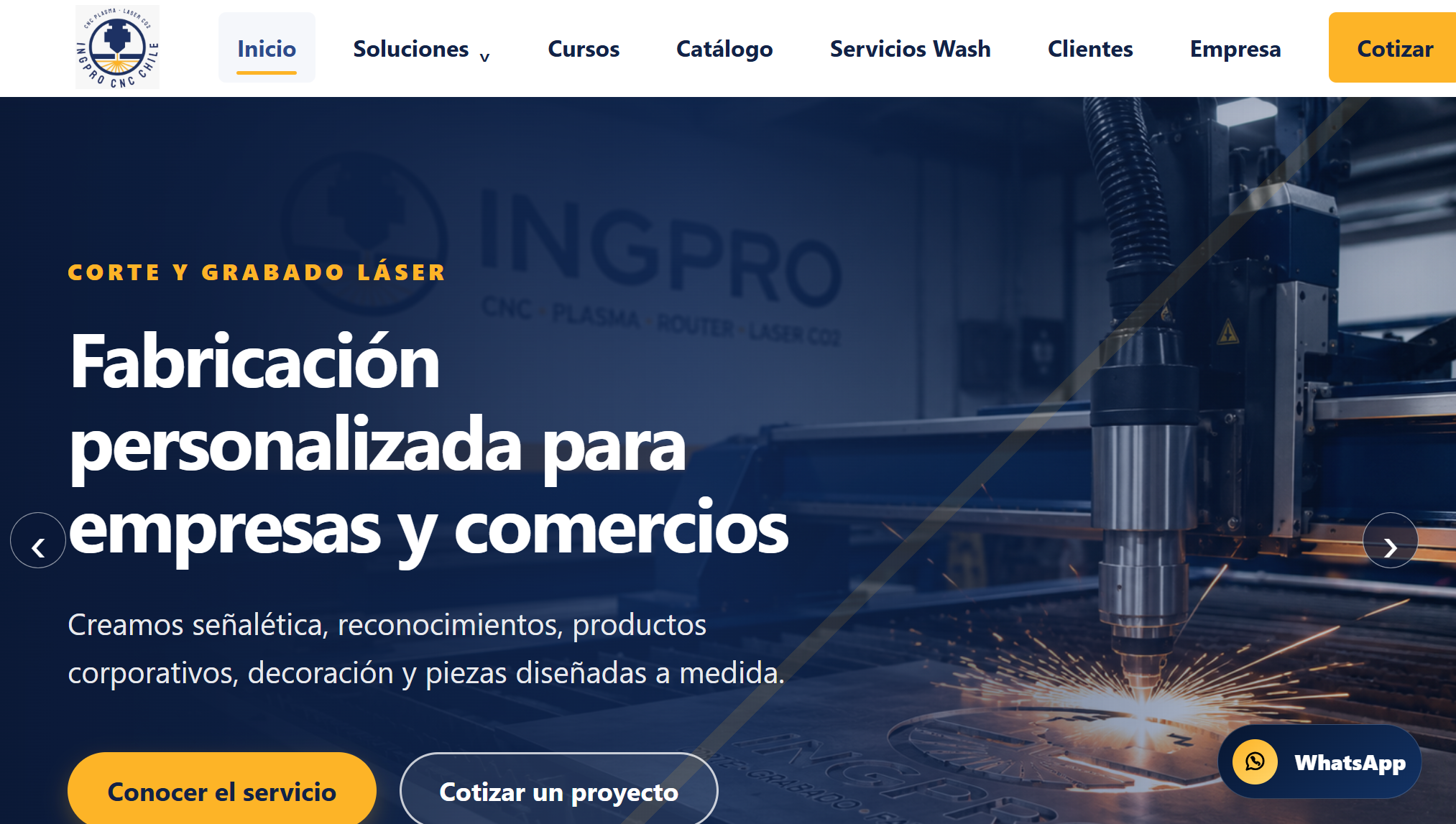 Vista del proyecto INGPRO